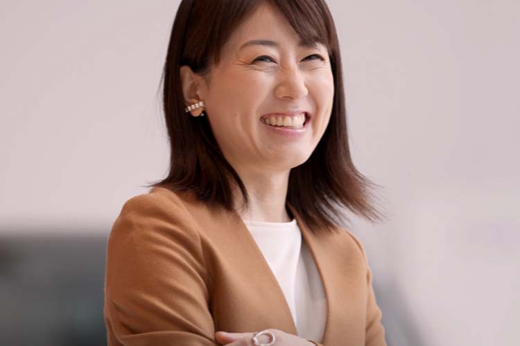 INFINITI Colour Designer Sayuri Nakashima smiling for a photo